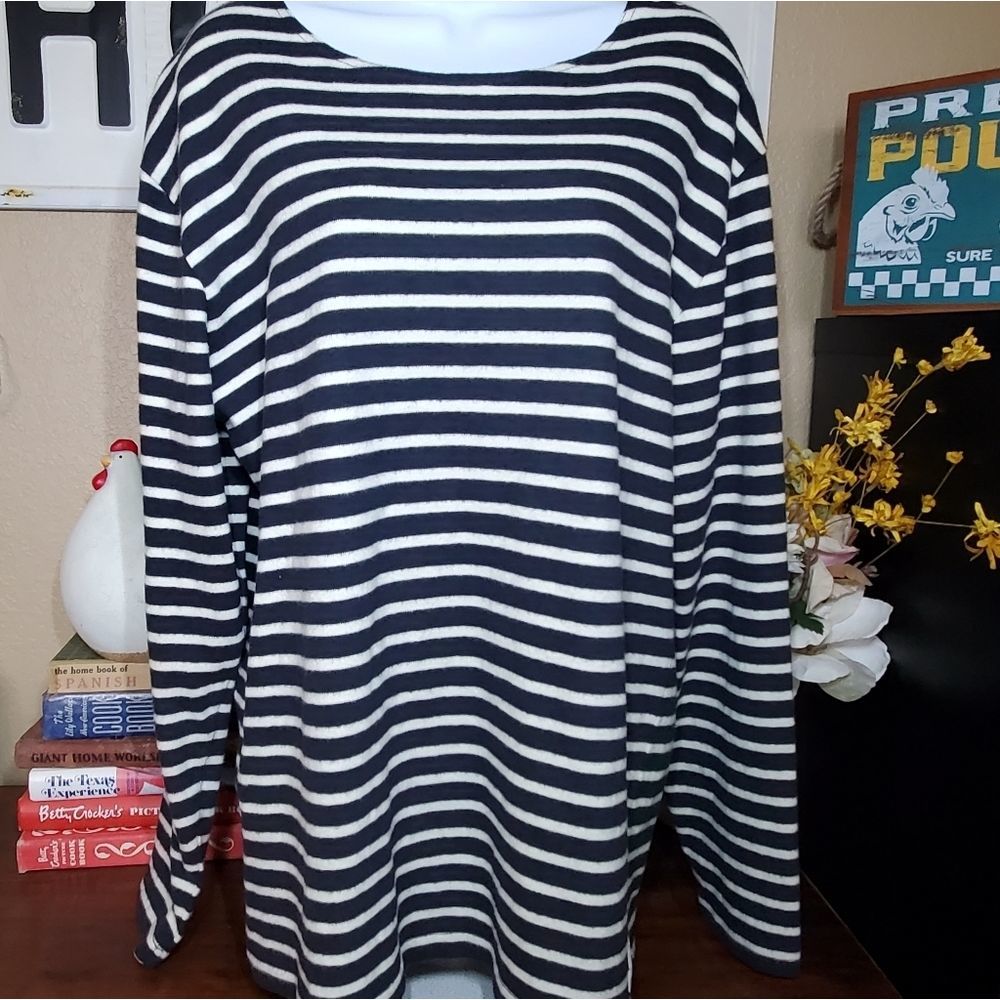 Wood Wood Cotton Striped Sweater Size L
